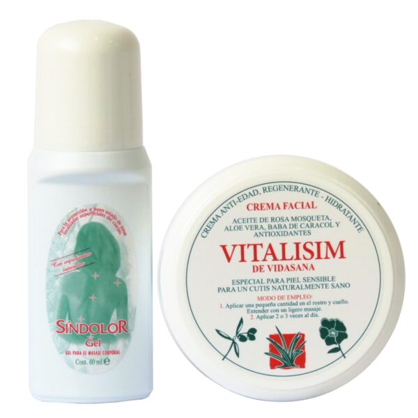 Lote Gel Sin Dolor + Crema Vitalisim II