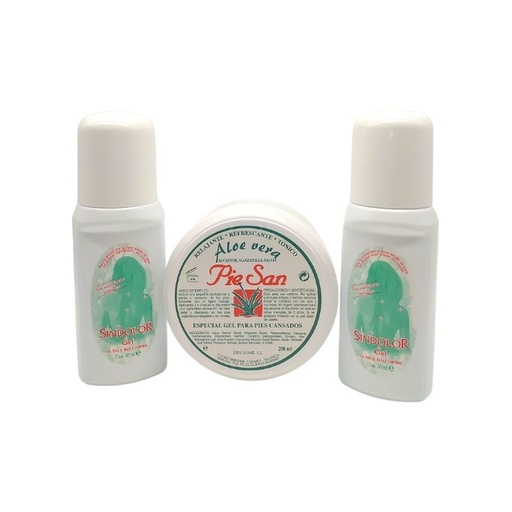 Lote 2 SinDolor Gel + Gel PieSan con Aloe Vera para Pies Cansados